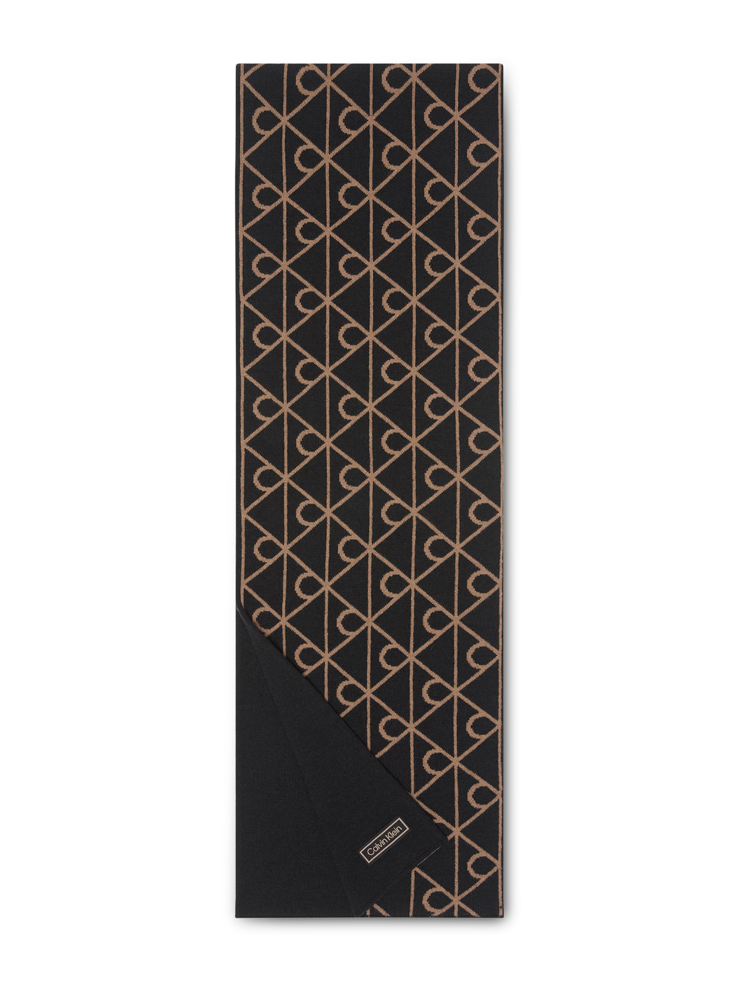 Sciarpa di Calvin Klein in nero: frontale