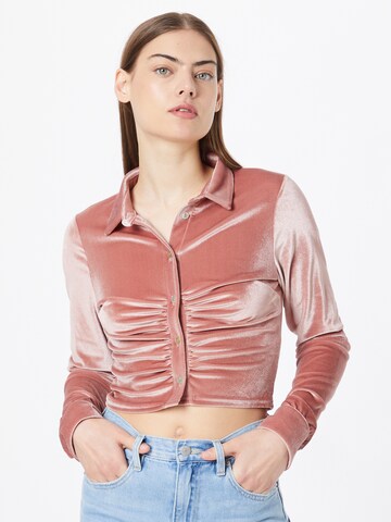 Camicia da donna 'Piana' di RECC in rosa: frontale