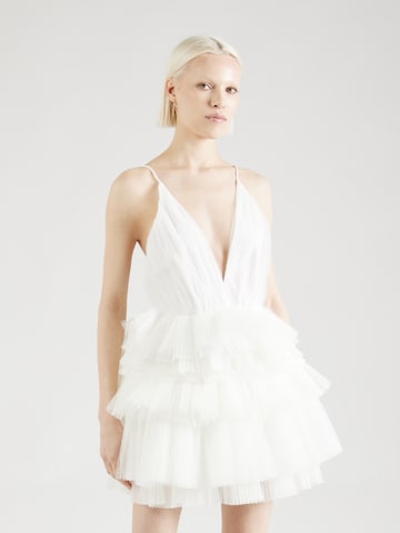 True DecadenceKoktel haljina - bijela boja: prednji dio