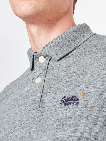 Superdry Poloshirt in Grau