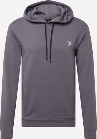 MOROTAI Athletic Sweatshirt 'Active Dry Hoodie' in Grey: front