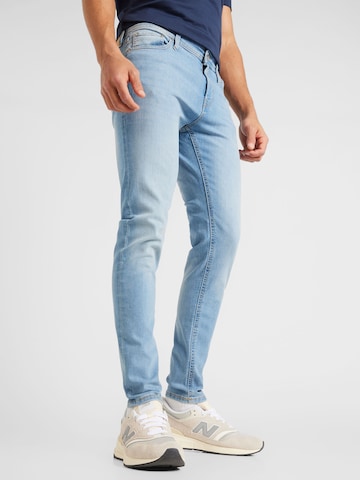 JACK & JONES - Slimfit Calças de ganga 'PETE ORIGINAL' em azul: frente