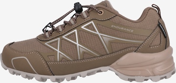 ENDURANCE Running Shoes 'Treck Trail' in Brown