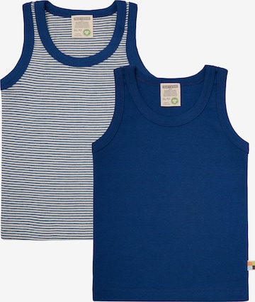 loud + proud Unterhemd in Blau: Vorderseite