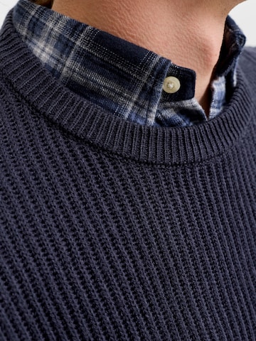 Pullover 'JJPANNEL' di JACK & JONES in blu