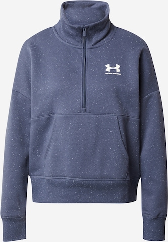 UNDER ARMOUR Sportief sweatshirt 'Rival' in Grijs: voorkant