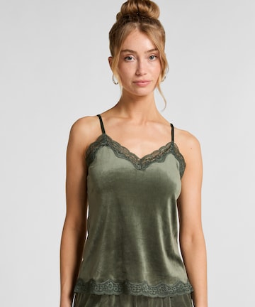 Chemise de nuit Hunkemöller en vert : devant