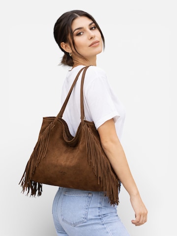 Cheval Firenze Schoudertas 'Camelia' in Bruin