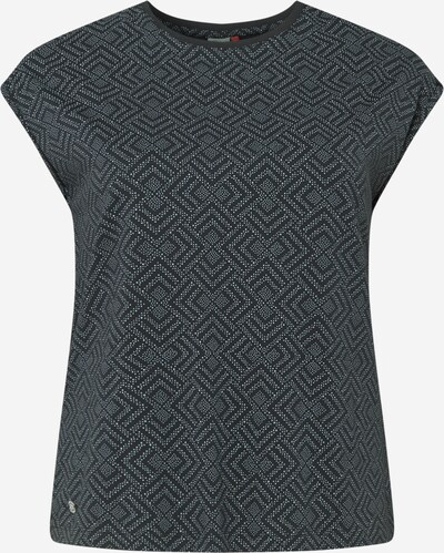 Ragwear Plus T-shirt 'DIONE' en noir / blanc, Vue avec produit
