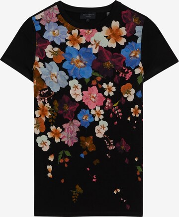 Tricou 'Bealaa' de la Ted Baker pe negru: față