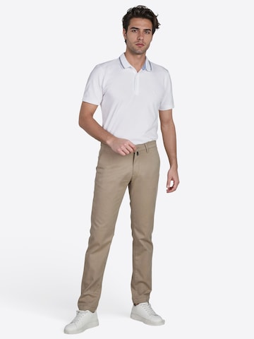 Effilé Pantalon chino 'Calais' PIERRE CARDIN en beige