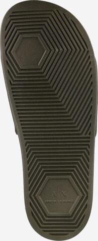 ARMANI EXCHANGE Pantolette in Grün