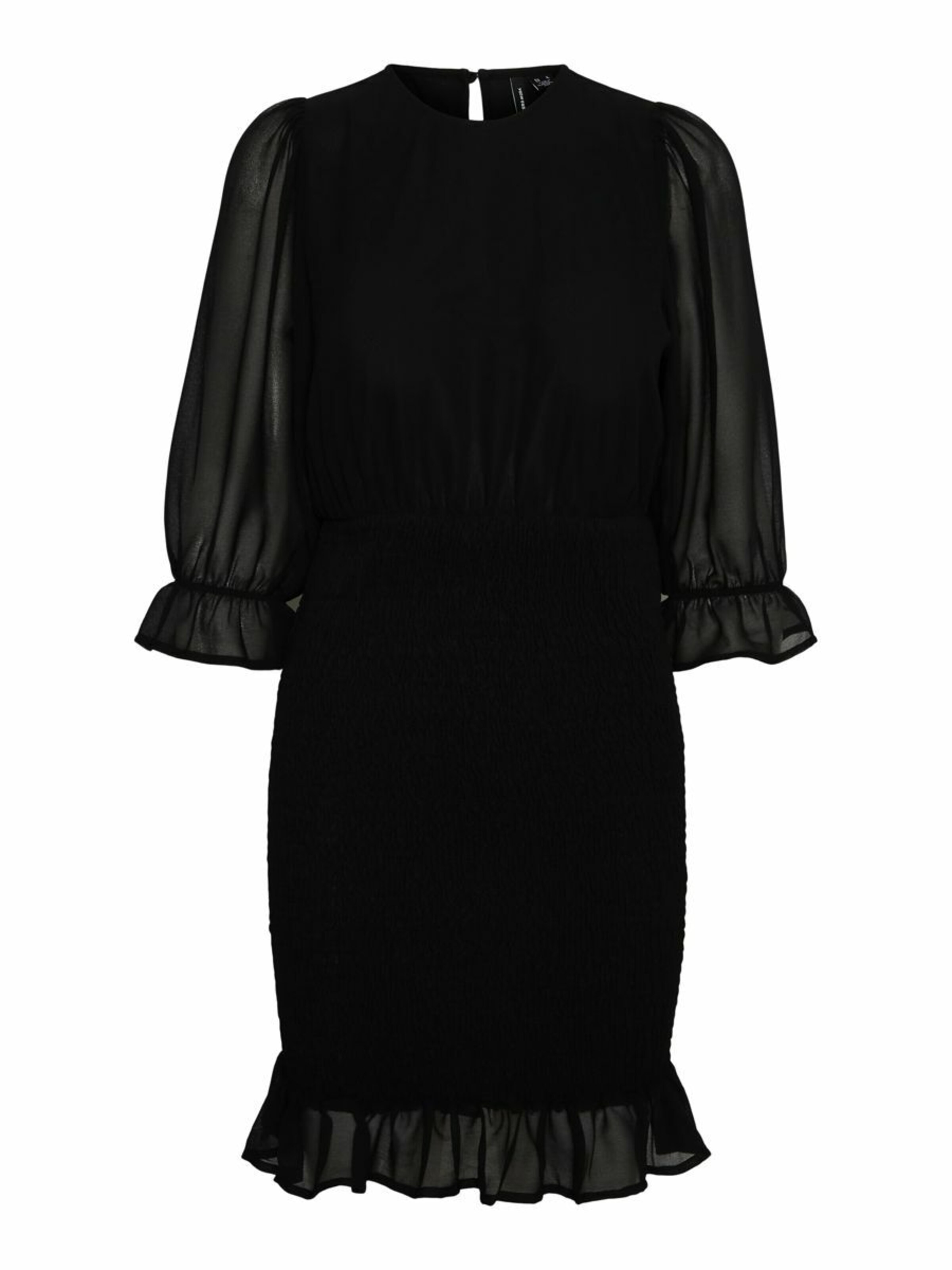 Frauen Kleider VERO MODA Minikleid in Schwarz - BI45775