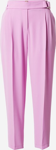 BOSS Pleat-front trousers 'Tapia' in Pink: front