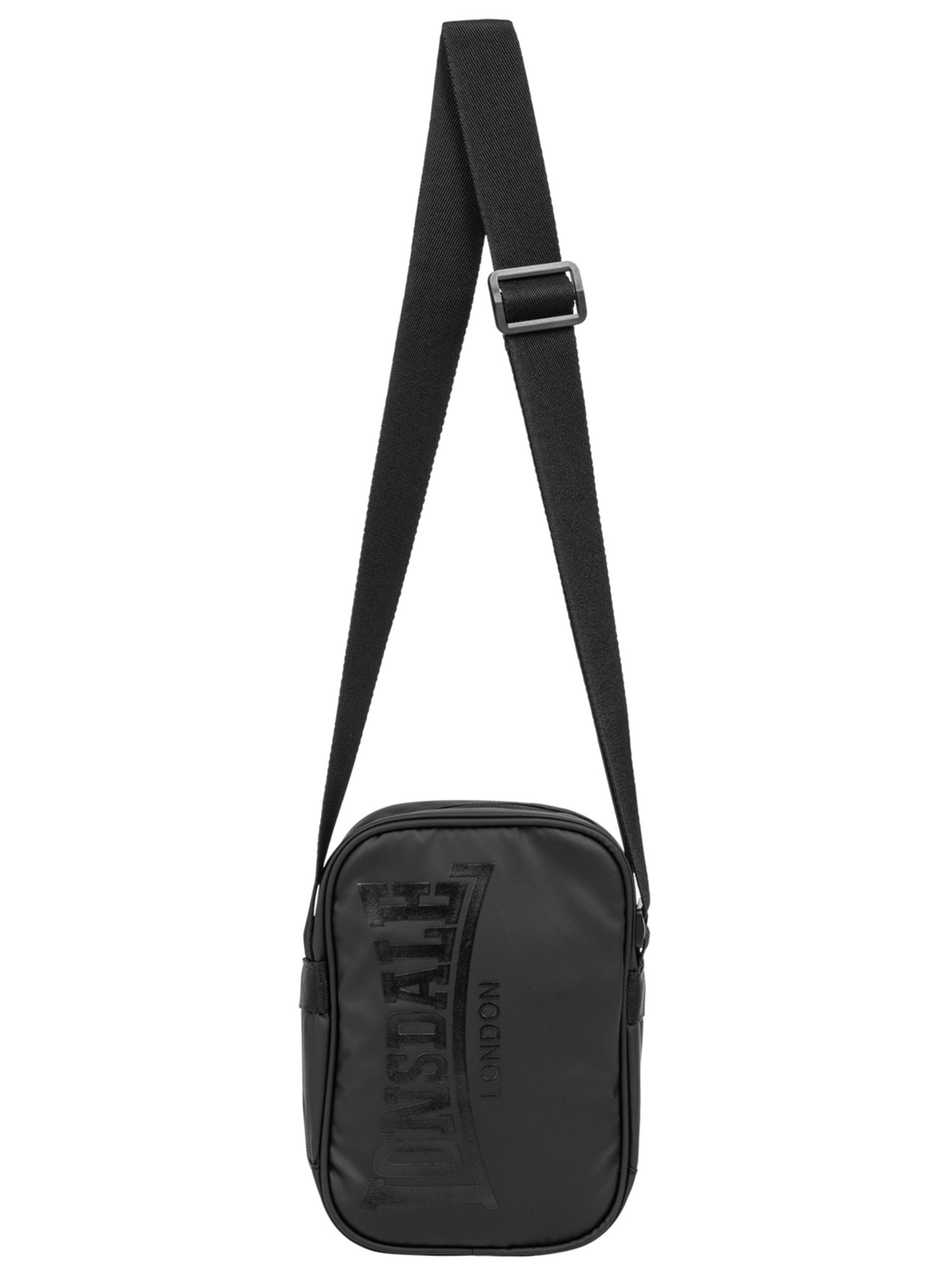 Borsa a tracolla 'Bordley' di Lonsdale London in nero: frontale