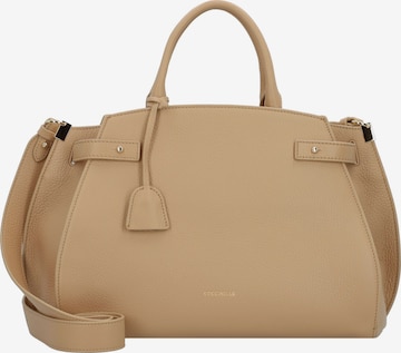 Borsa a mano di Coccinelle in beige: frontale