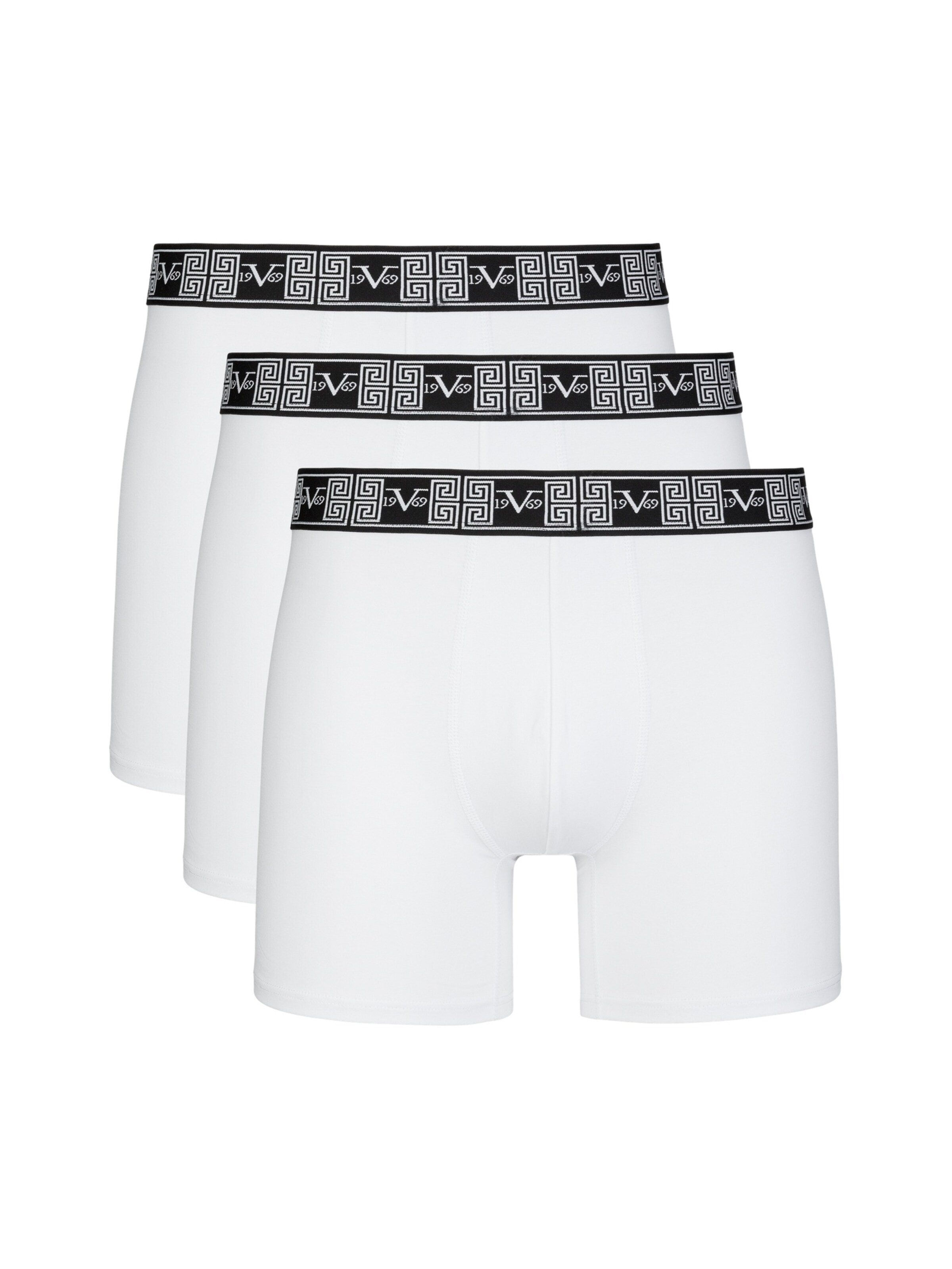 19V69 ITALIA Boxershorts in Wit: voorkant