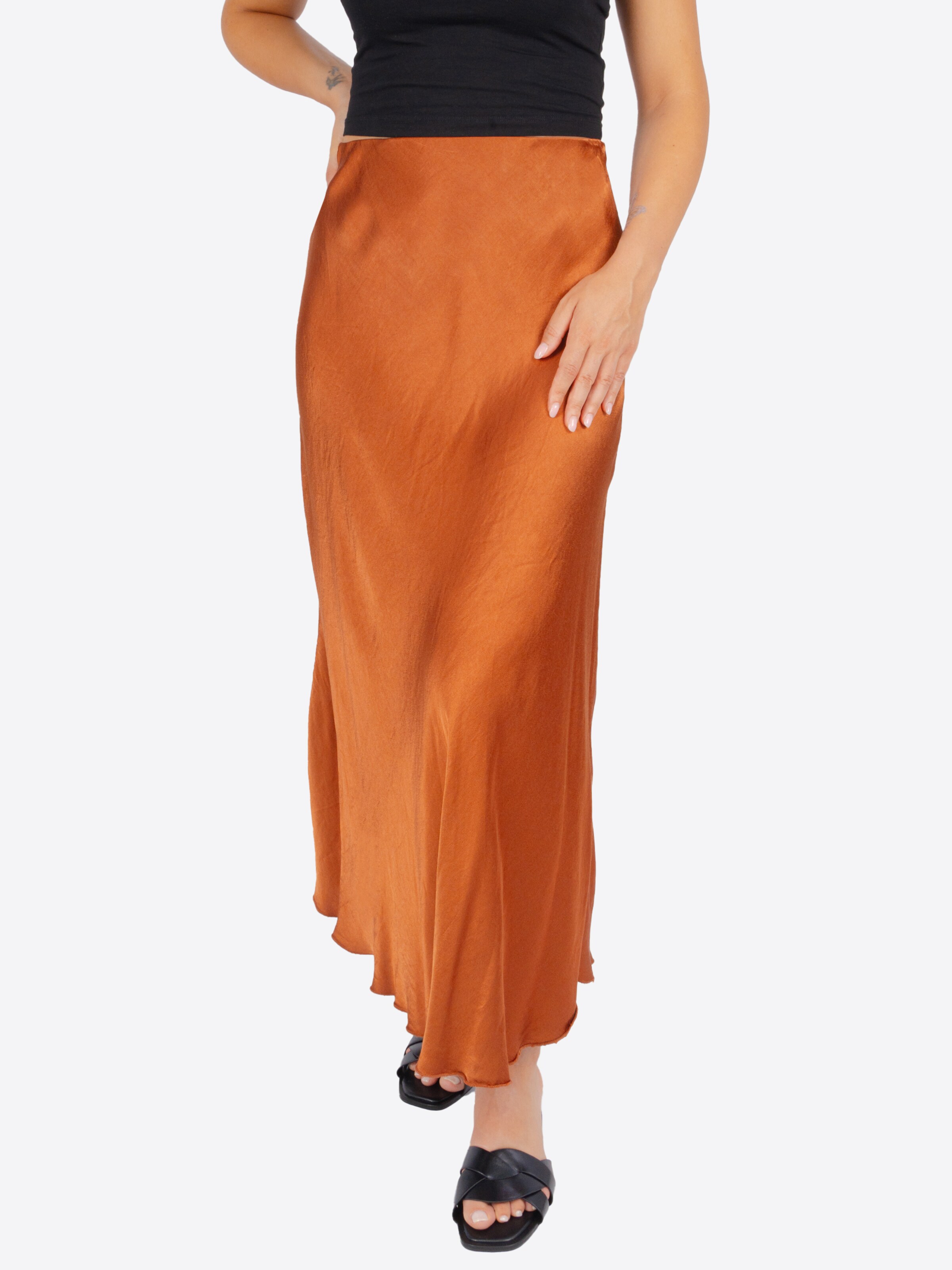 Jupe 'LILLY SATIN' Seasons of April en rouge