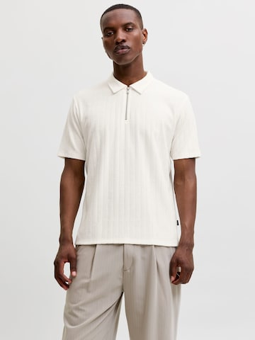 JACK & JONES Tricot 'Blaelijah' in Wit: voorkant