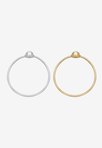 ELLI Ring Kristall Ring, Solitär-Ring in Gold