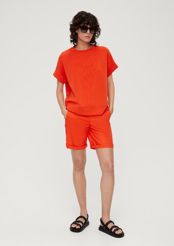 Regular Pantalon chino s.Oliver en orange