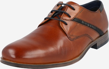 bugatti Lace-Up Shoes 'Leagro' in Brown: front