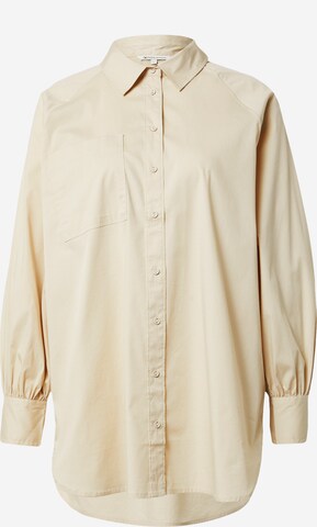 TOM TAILOR DENIM Blouse in Beige: front