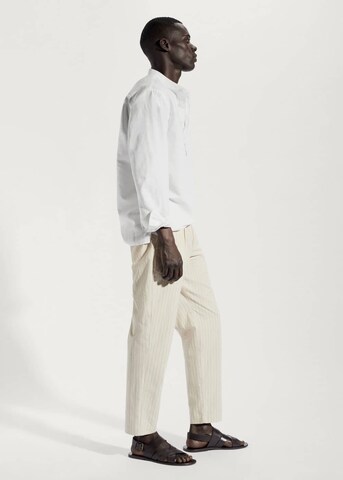 MANGO MAN Shirt in Weiß