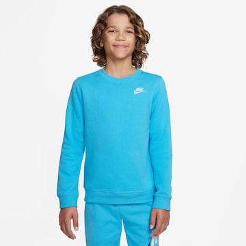 Nike Sportswear Sweatshirt in Blue: front