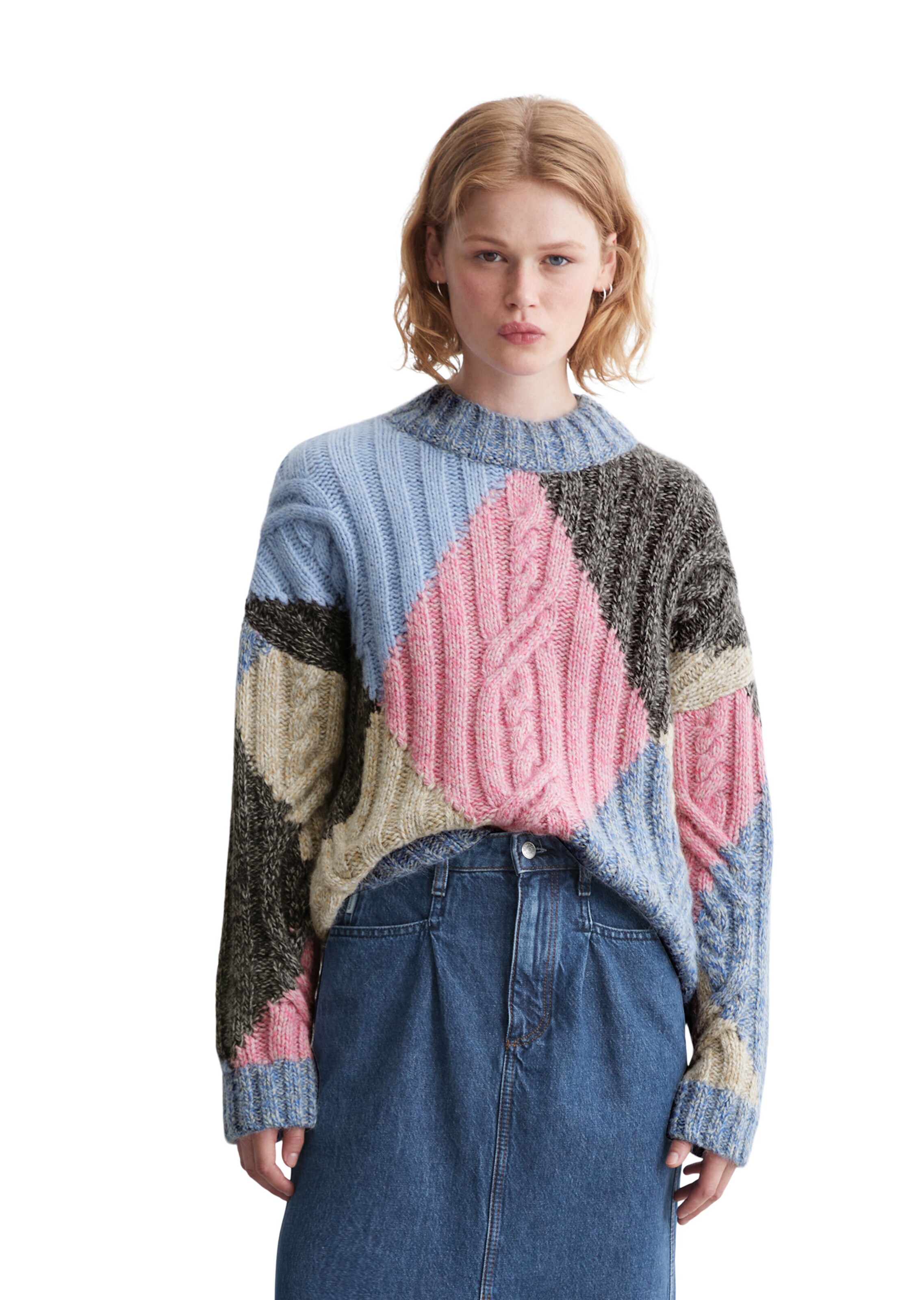 Marc O'Polo DENIM Pullover in Blau: Vorderseite