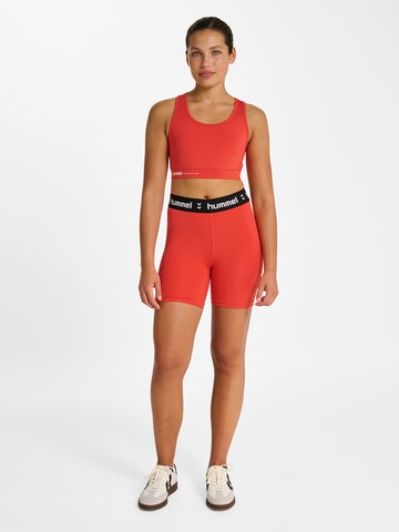 Bustier Soutien-gorge de sport 'Pulse' Hummel en rouge