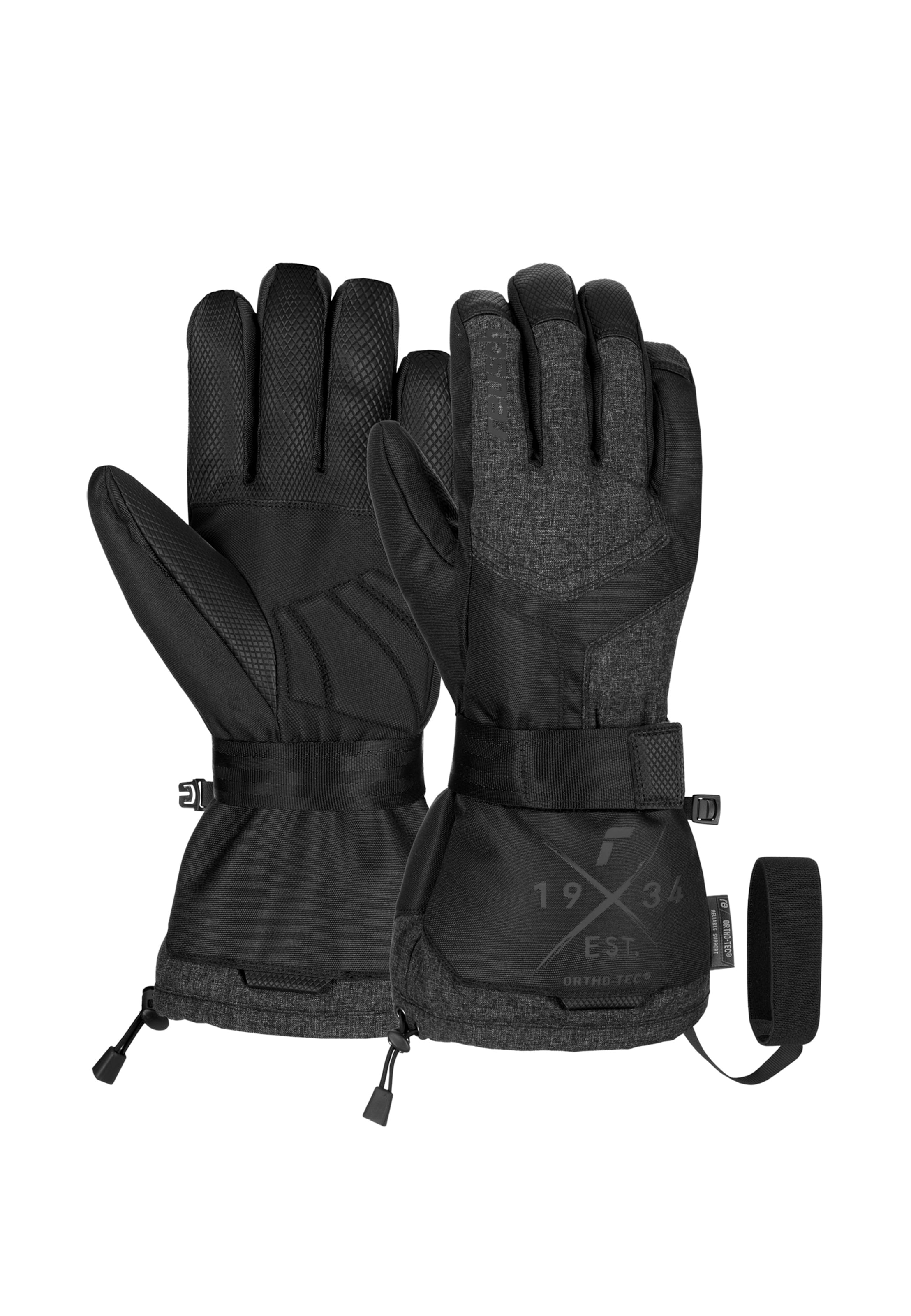 REUSCH Fingerhandschuhe 'Doubletake R-TEX® XT' in Schwarz: Vorderseite