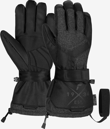 REUSCH Athletic Gloves 'Doubletake R-TEX® XT' in Black: front