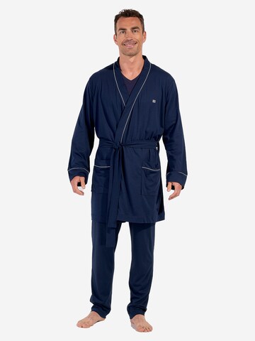 HOM Long Bathrobe 'Rafael' in Blue