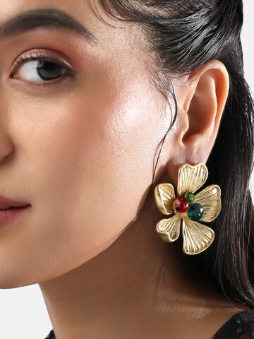 Boucles d'oreilles 'Pitika' SOHI en or : devant