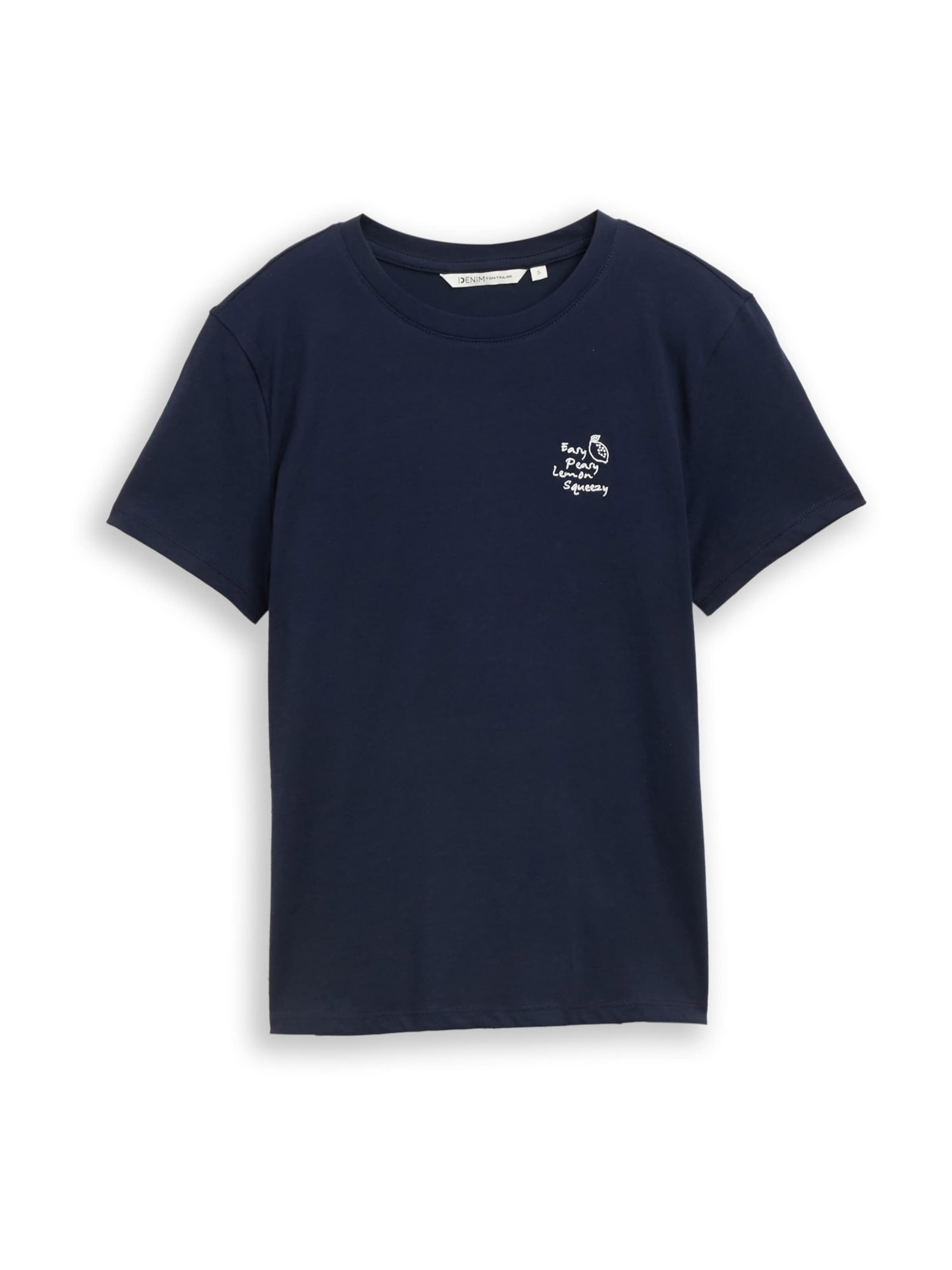 TOM TAILOR DENIM Shirt in Blue: front