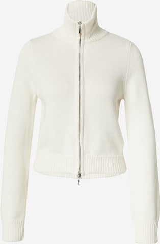 bēšs Abercrombie & Fitch Adīta jaka: no priekšpuses