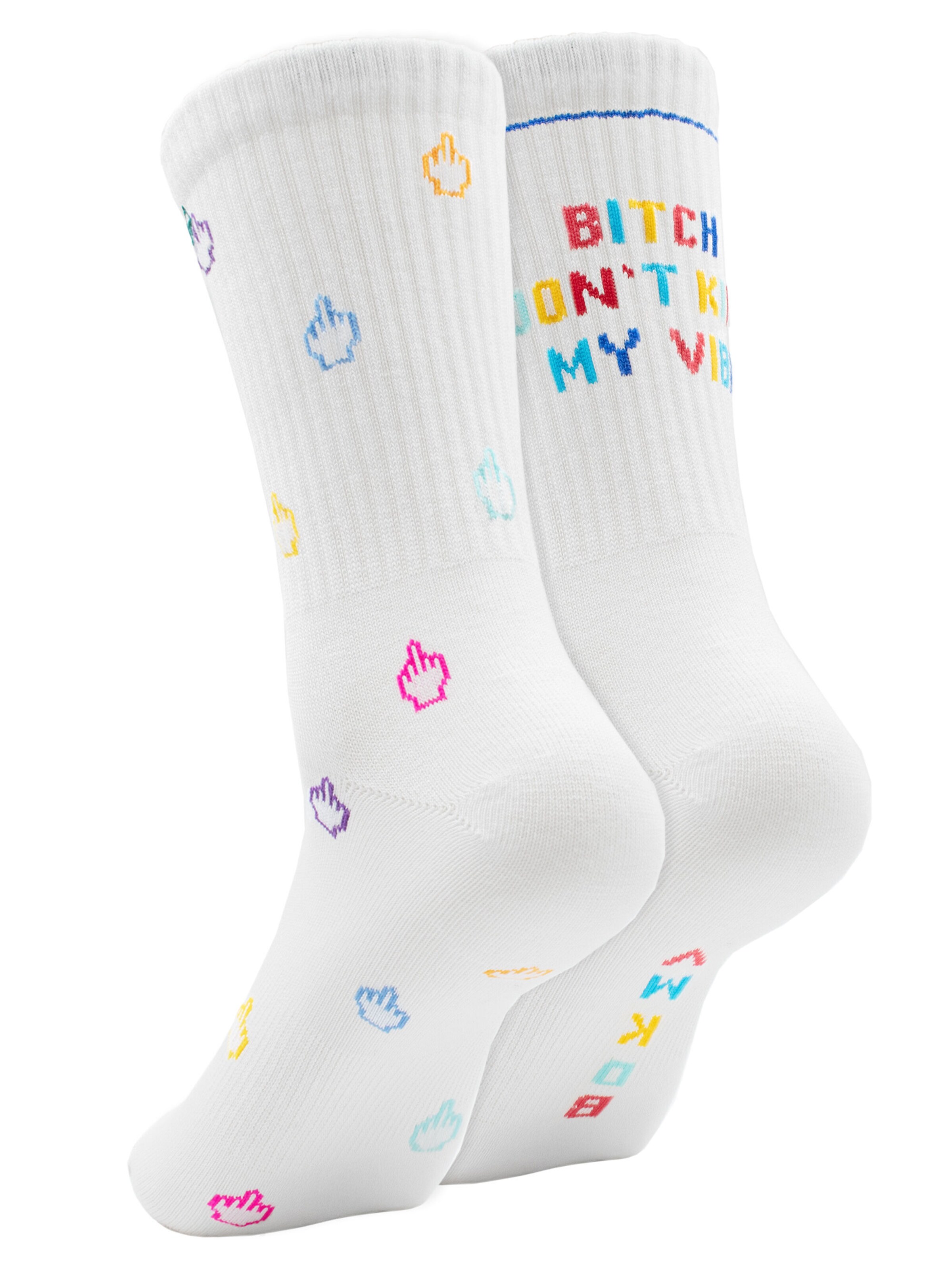 J.Clay Socks in White: front