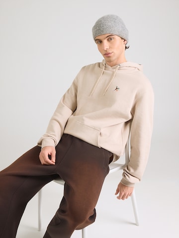 Iriedaily Sweatshirt 'Zwille' in Beige: front
