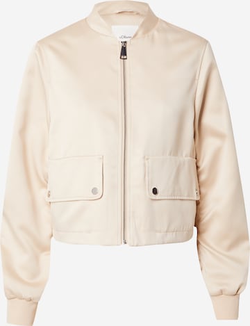 s.Oliver BLACK LABEL - Chaqueta de entretiempo en beige: frente