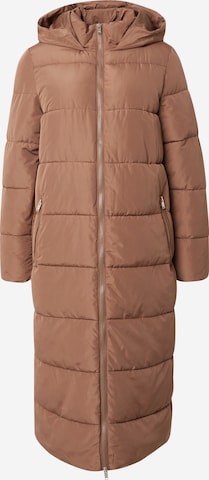 ONLY Winter Coat 'ANNA' in Brown: front
