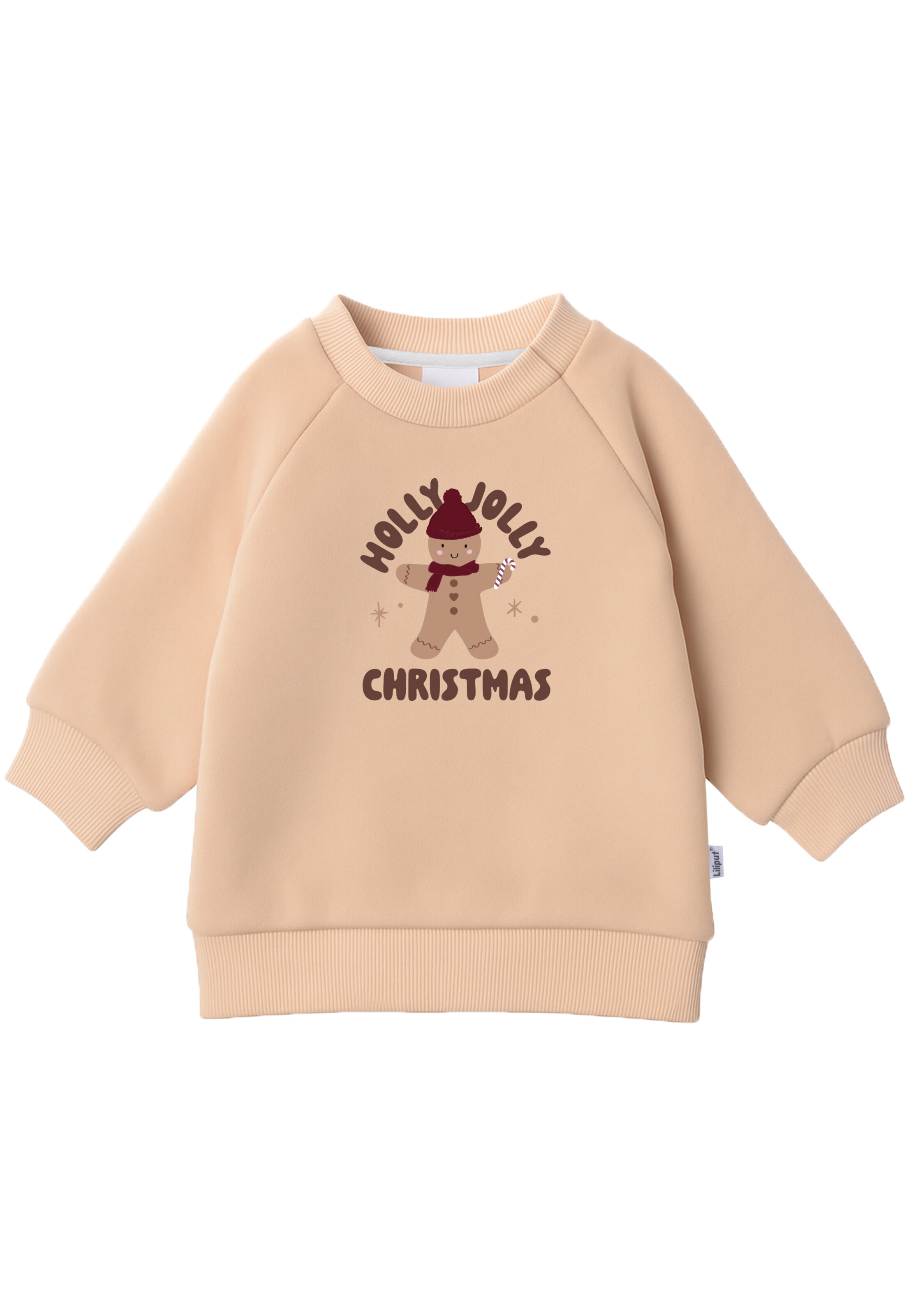 LILIPUT Sweatshirt 'Holly Jolly' in Braun: Vorderseite