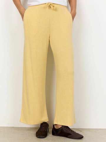 Soyaconcept Wide leg Trousers ' SC_BIARA ' in Yellow: front