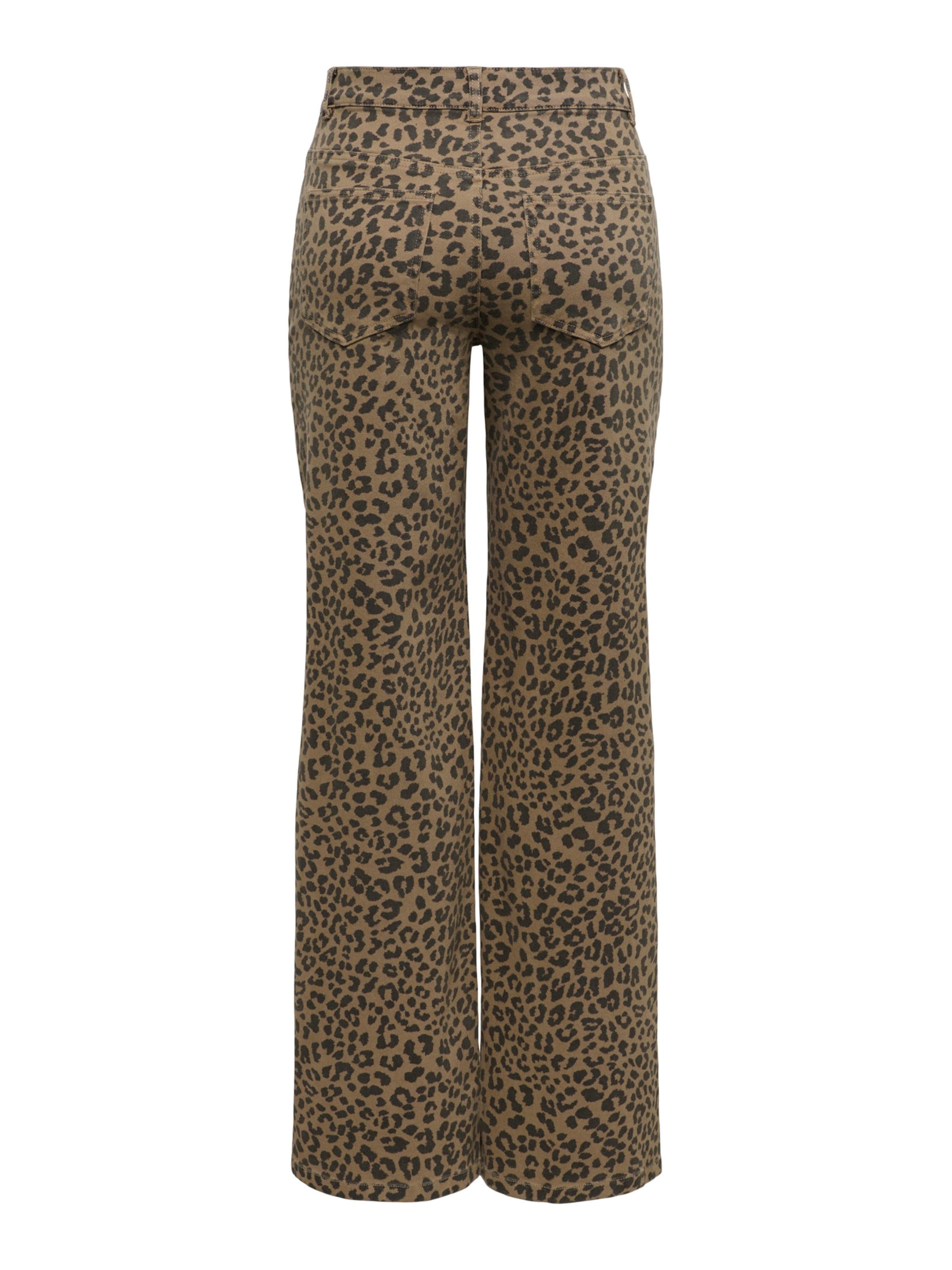 ONLY Wide Leg Jeans 'ONLMADISON' in Braun