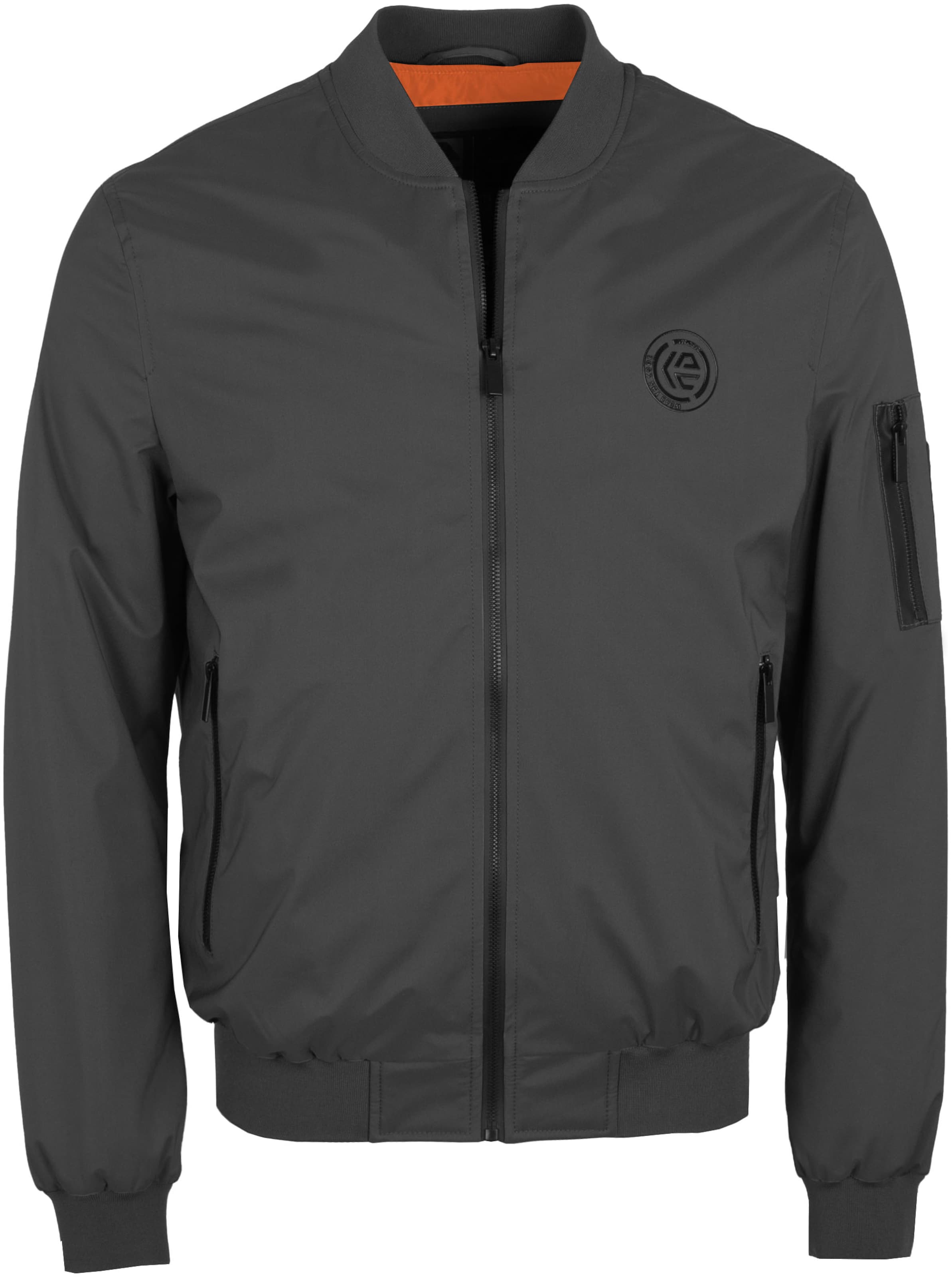 INDICODE JEANS Übergangsjacke in Grau: Vorderseite