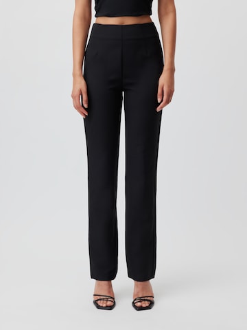 LeGer by Lena Gercke Slim fit Trousers 'Laurentia Tall' in Black: front