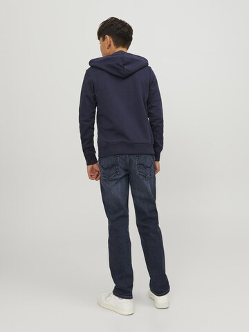 Jack & Jones Junior Sweatjacka 'Lakewood' i blå