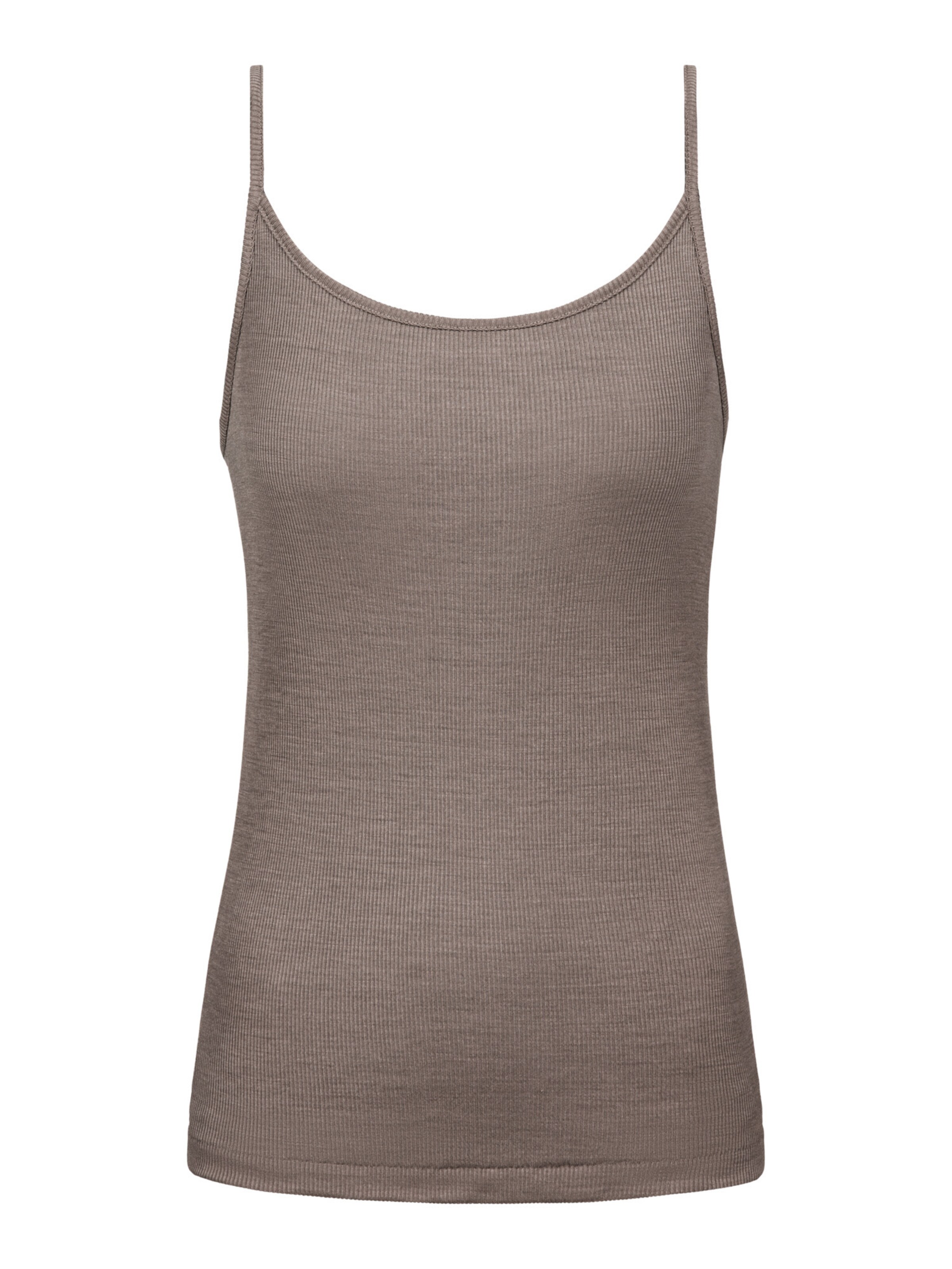 Mey Top 'Wool Love' in Braun: Vorderseite