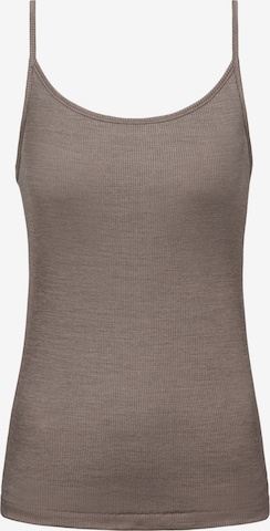 Maillot de corps 'Wool Love' Mey en marron : devant