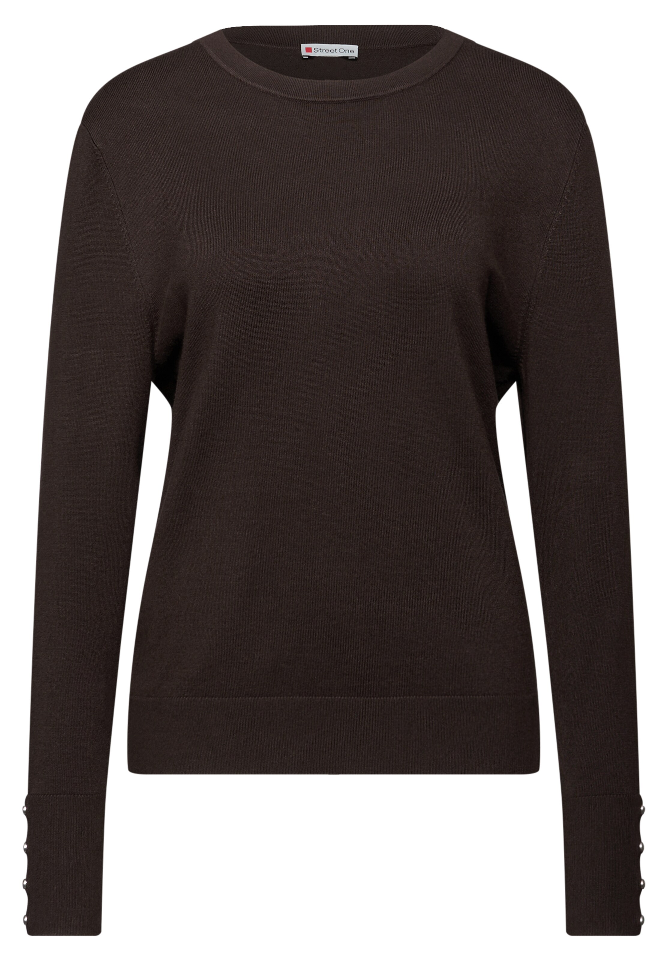 STREET ONE Pullover in Braun: Vorderseite